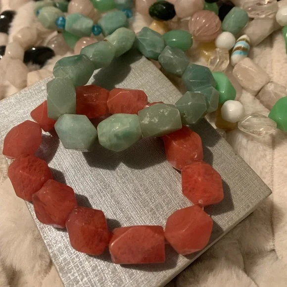 Multicolor Stone Bracelets - Picture 2 of 12